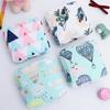 Women Portable Sanitary Napkin Storage Bag Cotton Travel Makeup Storage Bag Literary Zipper Coin Purse Sundries Storage#ww