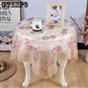 Пряжа Вышитая кружевная скатерть Круглый стол Квадратная скатерть Чайная скатерть Прямоугольная скатерть Крышка прикроватной тумбочки Ретро Европейский стиль