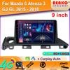 Car Radio For Mazda 6 Mazda6 III 3 GJ GL 2015 - 2018 Android Auto Carplay Navigation Multimedia Stereo Player WIFI 2 Din DVD