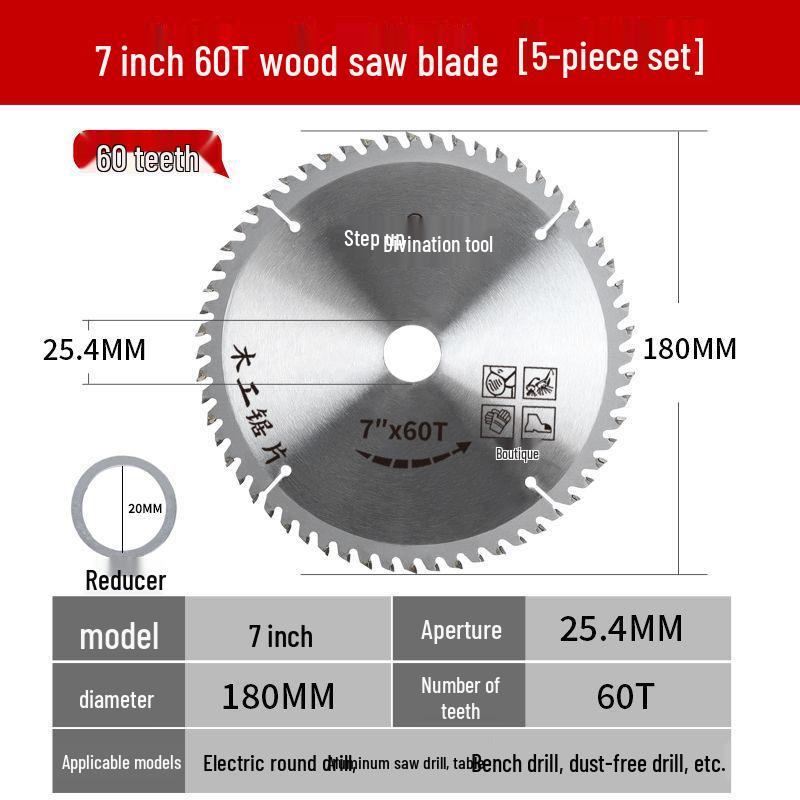 High-Hardness Dual-Purpose Saw Blade: Aluminum-Wood Alloy for Eco & Paint-Free Boards.