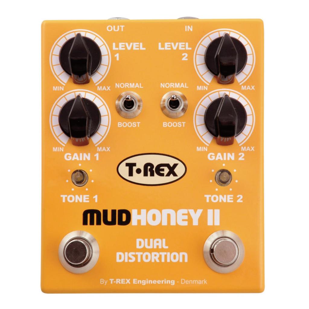 Effector Guitar Dual Distortion MUDHONEY II T-REX