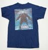 Rare Vintage The Thing 1982 Film Iron-on Graphic T Shirt 80s Movie Blue Small S