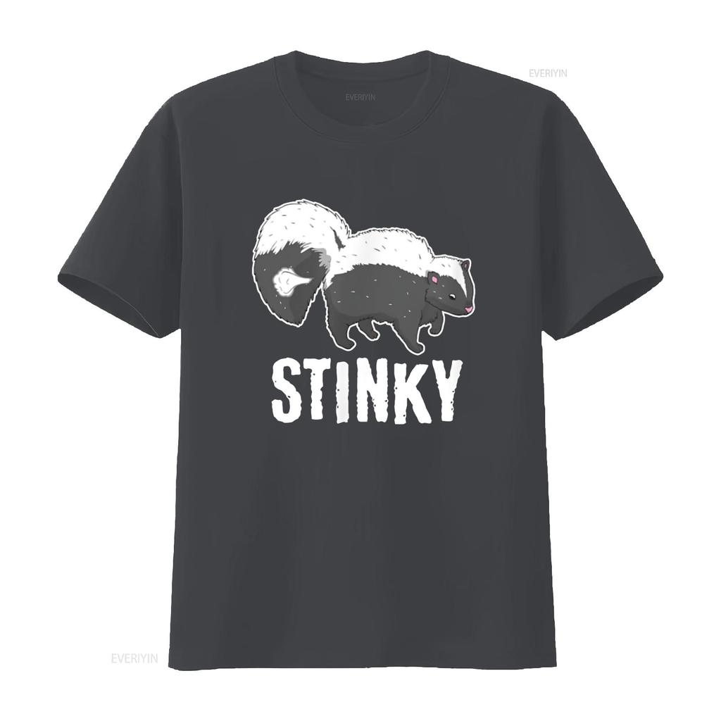 Stinky Skunk Smell Polecat Mammal Animal Lover Kids T Shirt vintage Washed homme Versatile Unisex Breathable fashion Stretched