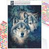 Full 5D Diy Diamond Painting Animal Wolf Diamond Embroidery Full Lay Cross Stitch Home Decor Handmade Gift