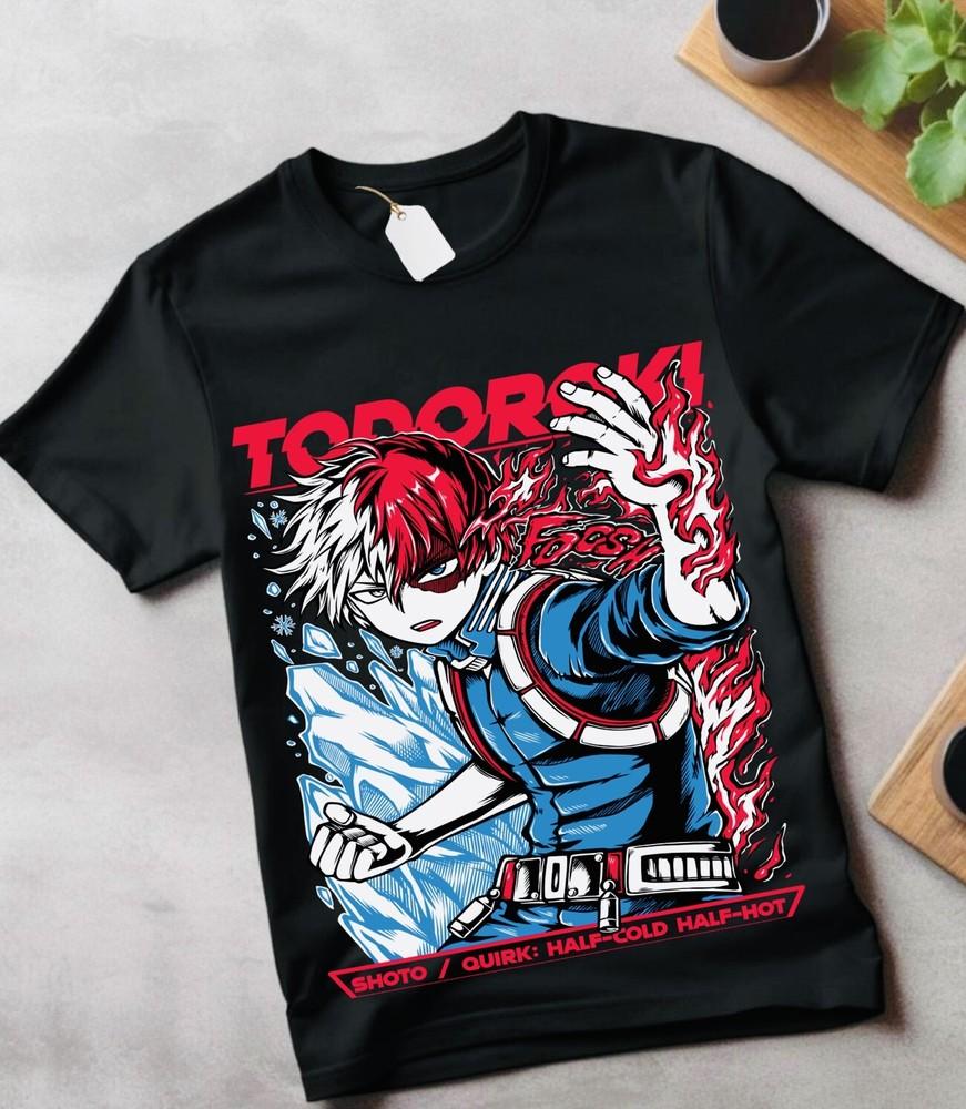 Shoto Todaraki T-Shirt Boku No Hero Academia Dabi Shirt All Might Gift Shirt Unisex T-Shirt