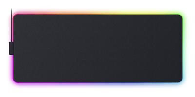 Razer Коврик для игровой мыши Strider Chroma, мягкий, твердый, гибридный материал, большой размер, подсветка Chroma RGB, индивидуальное основание, бесшовный край Strider Chroma от Japan