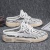 2024 Half Slippers Men's Heel Free Non Slip Casual Board Shoes
