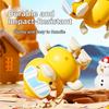 Yellow Duck Skiing duck toy Clockwork Design Jumping Duck Toy Clockwork Duck Toy  Baby Training