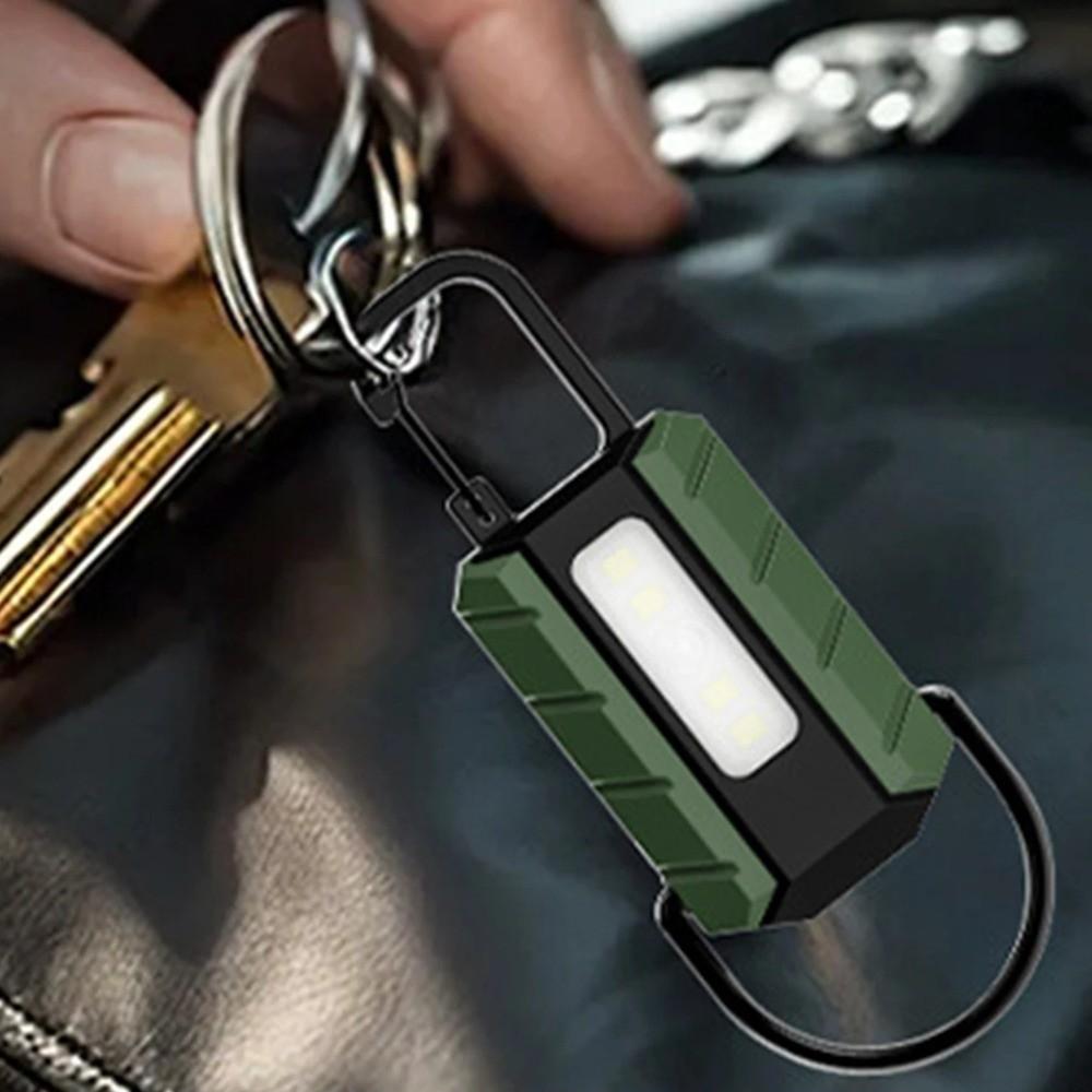 Dual Light Source Mini Keychain Light Waterproof Emergency Work Lights Emergency Use