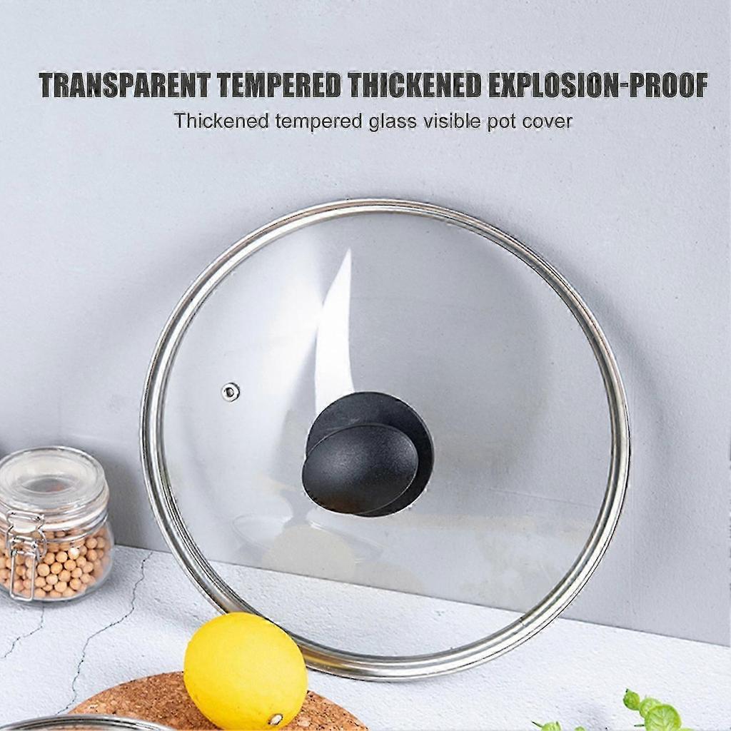 20/22/24 Cm Diameter Pot Lid Heat Resistant Pot Cover Kitchen Supply For Family Friends Neighbors Gift 2025