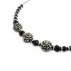 Les Trésors De Lily [M0689] - Black Gray 'Sissi' Cable Necklace