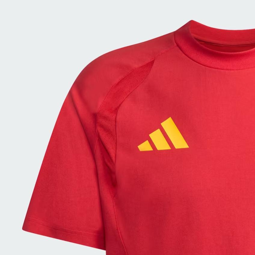 Men's Adidas Spain T Shirts Men's Team Power Red 2 Crew Neck