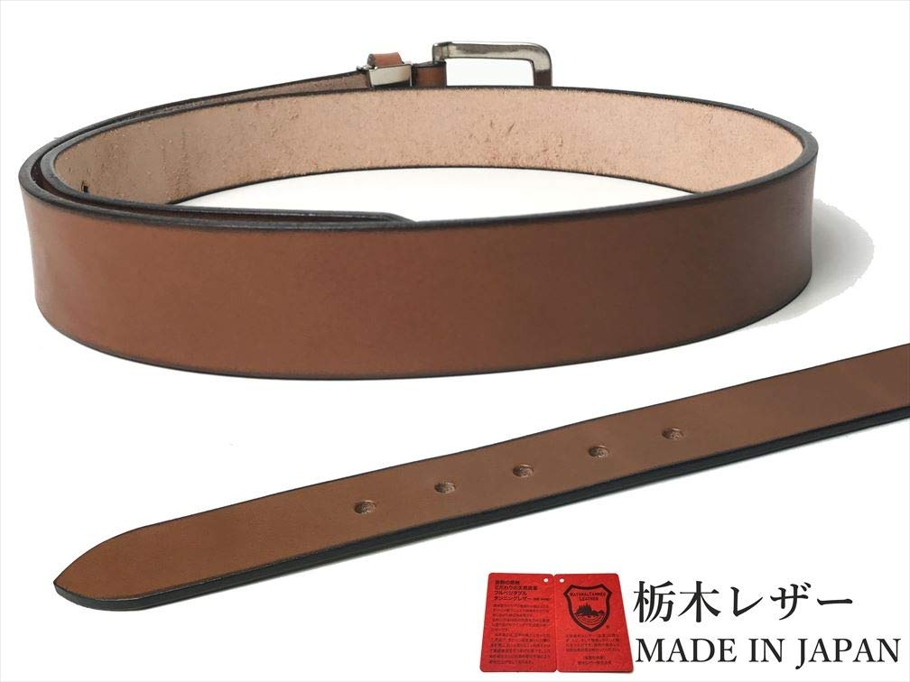 WING LEATHER Кожа Точиги Натуральная коровья кожа Сделано из цельной кожи w003 Размер Ремень, Кожа, Япония, Мужской, Цвет, 35 мм, Повседневный, (Темно-коричневый, M)