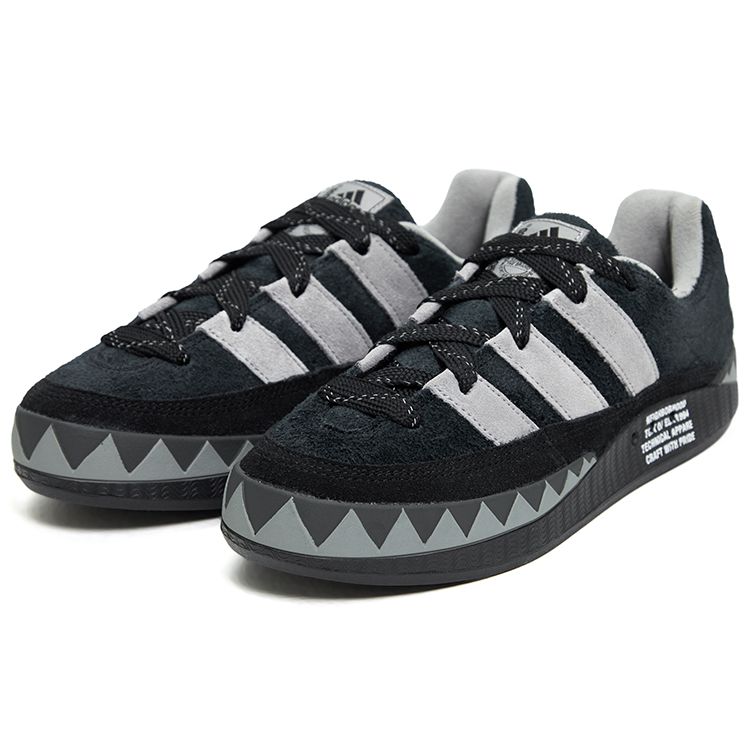Кроссовки унисекс Neighborhood x adidas Adimatic Черные Core-Black Charcoal-Solid-Grey Dgh-Solid-Grey HP6770