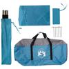 Car Canopy with Roof Blue 350 x 250 cm Polyester and Steel