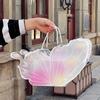 1PC Plastic DIY Dessert Storage Handbag Matte Cake Packaging Bags Packaging Material Butterfly Wings Shape Festival Party