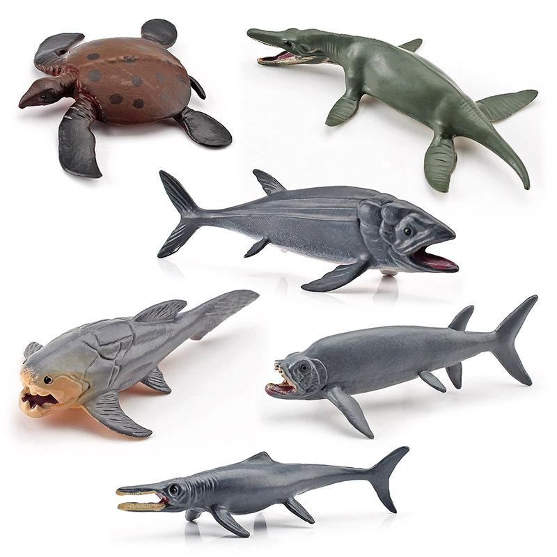 Simulated Marine Prehistoric Animal Mini Model Set Static Desktop Decoration Ornament Toy Export