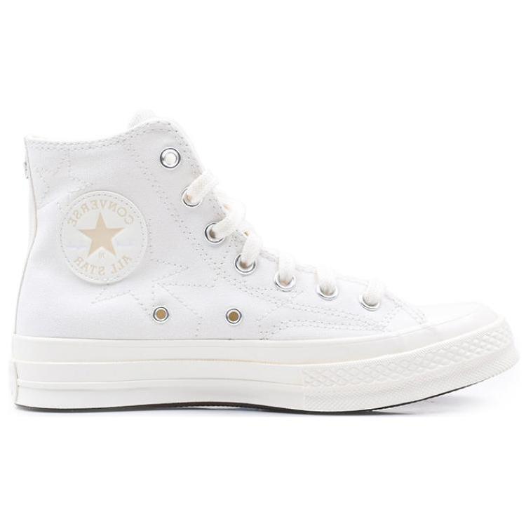 Converse Chuck 70 Универсальный Модный Тренд Повседневные Высокие Кеды из Канваса Унисекс Белый
