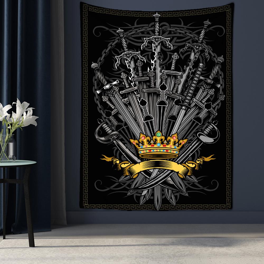 Психоделический гобелен с изображением животных Таро, настенный гобелен, колдовство, богемный хиппи, мандала, TAPIZ, домашний декор для комнаты