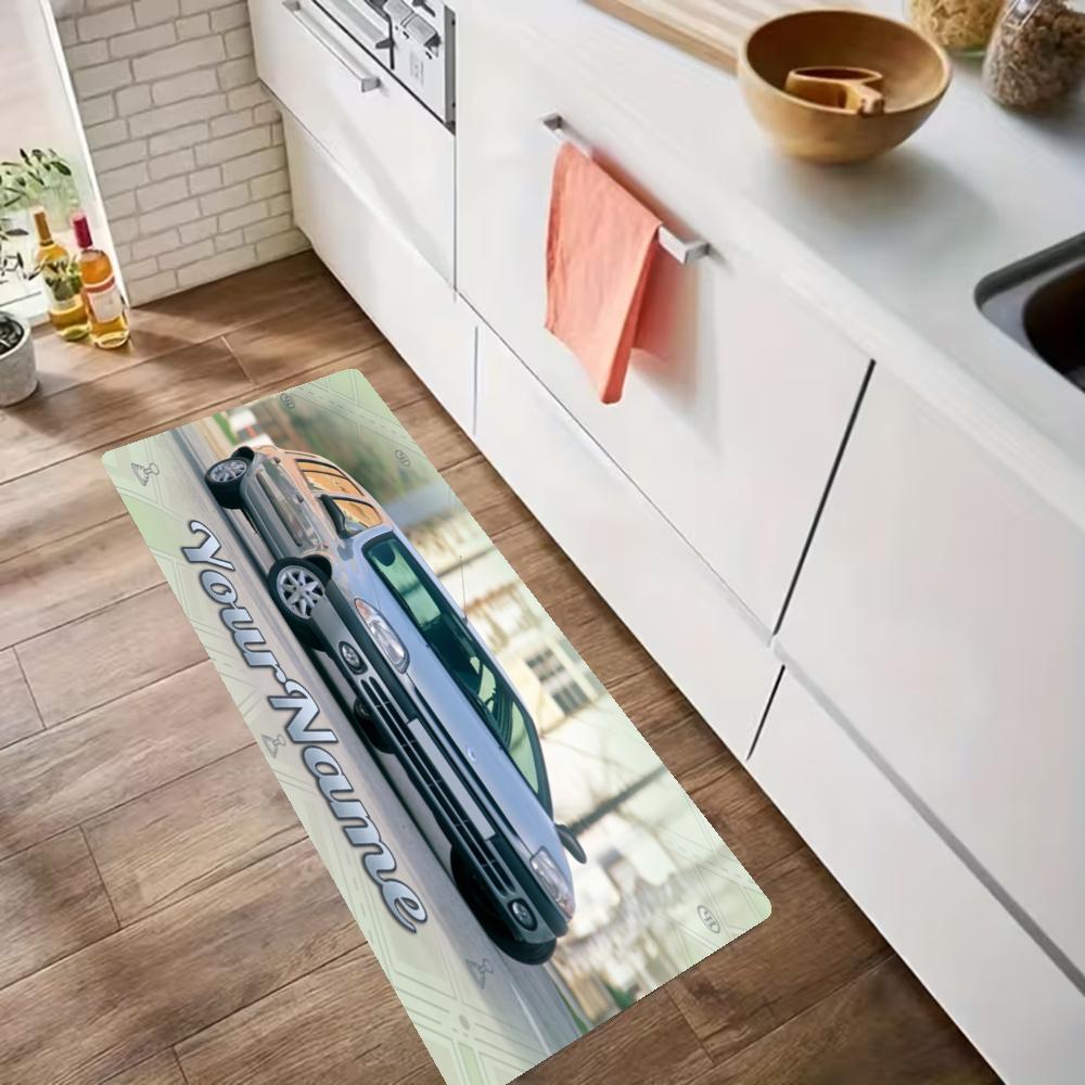 Renault Trucks Personalized Text Kitchen Mats Durable Bathroom Pads Rugs Carpets For Kitchen Sink Laundry Room Bathroom Decor