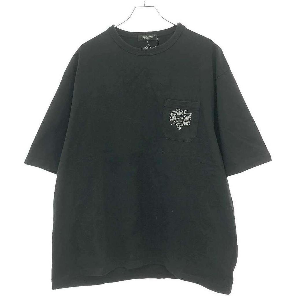 UNDER COVER x EVANGELION UNDERCOVER POCKET T-SHIRT UC2A4801-2 BLACK MESC-0 Unisex T-Shirt