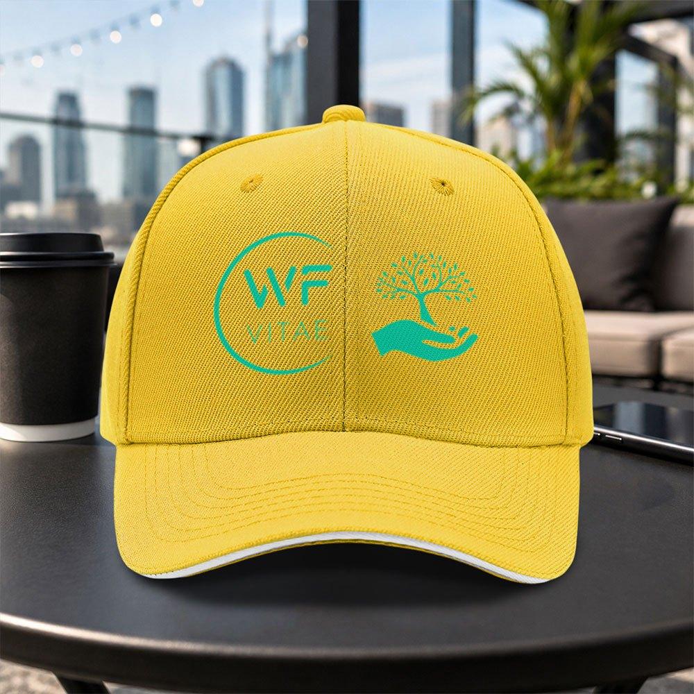 WF VITAE Logo Sandwich Cap Unisex Adjustable Lightweight Baseball Cap MultiColor Casual Outdoor Travel Party Gift