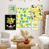 Fruit Lemon Vintage Posters Sticky Whitepaper Prints Posters Artwork Posters Wall Stickers