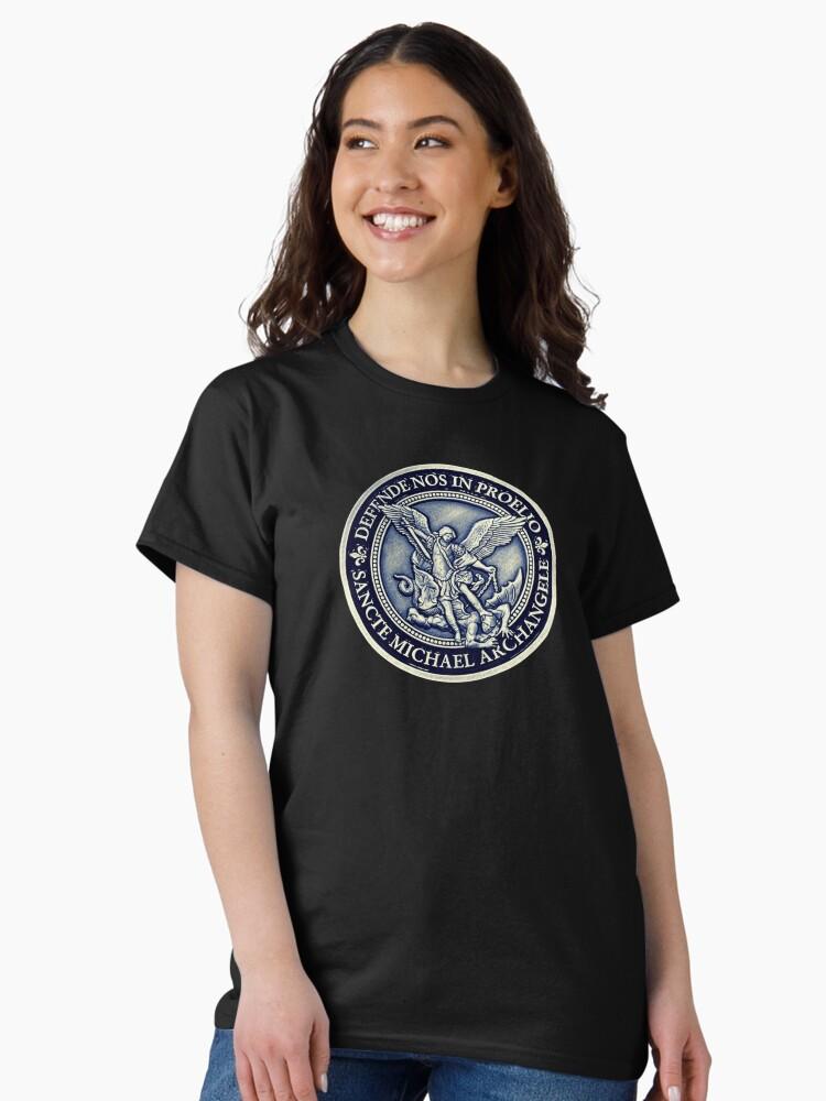 Saint Michael Archangel Medal, St Michael Archangel Classic Unisex T-shirt