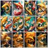 Diamond Painting Mosaic Fish Gold Full Square/round 5d Diy Embroidery Animal Cross Stitch Crystal Picture