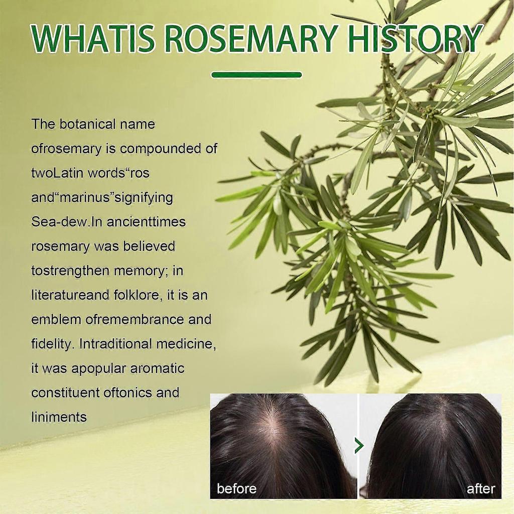 2pcs Rosemary Dense Hair Spray Moisturizes Hair Roots, Increases Elasticity, Restores Luster, Prevents Hair Loss From Solid Hair Spray