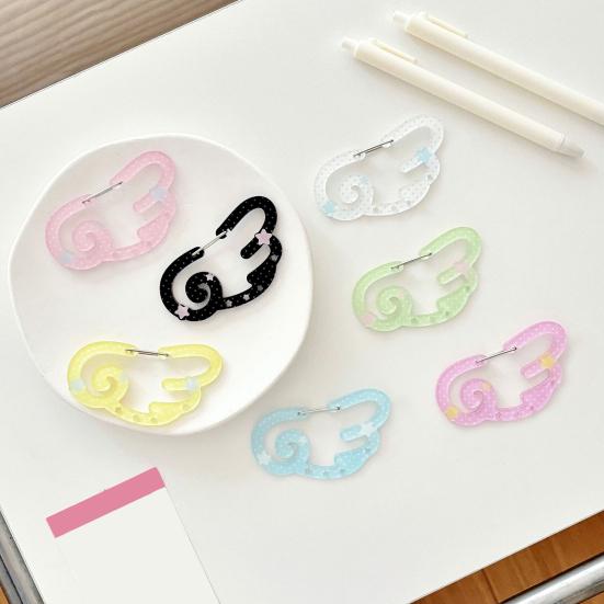 Акриловый брелок с крючком-клипсой, легкая подвеска-украшение, брелок для ключей, шарм для сумки/автомобиля, аксессуар для рюкзака