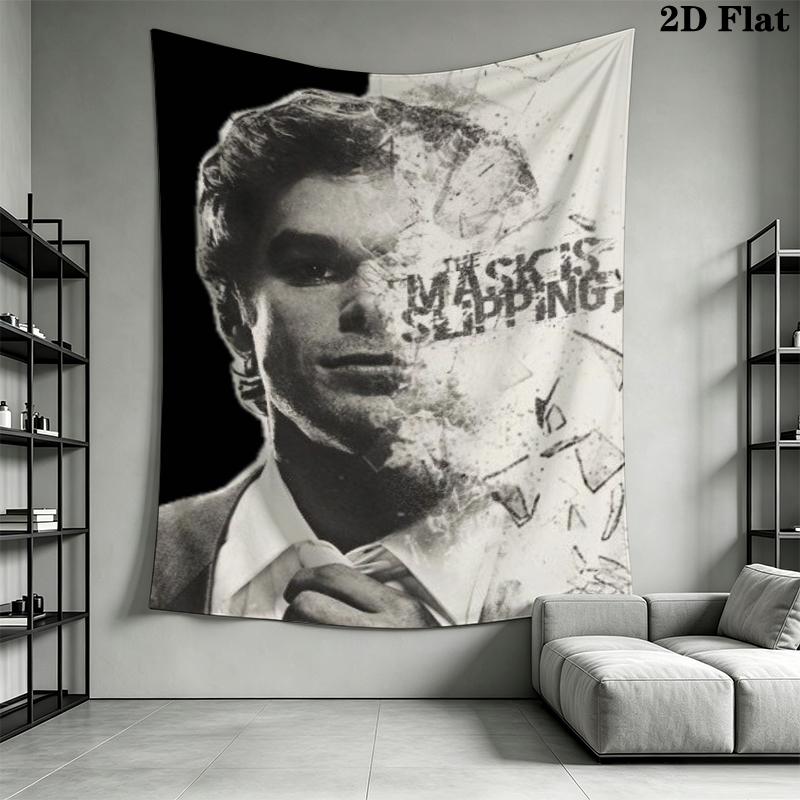 DEXTER Wall Tapestry Aesthetic Wall Hanging Printed Fabric Blanket Decorative Tapestries for Bedroom Living Room Home Decor