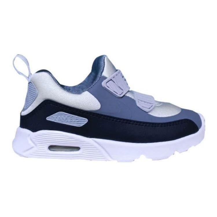 Nike Air Max Tiny 90 TD Pure Platinum Cool Grey Baby Sneakers Cool-Grey-Black 881924-005