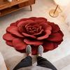 Floor Mat 3D Flower Design Anti-Slip Bottom Door Mat Living Room Bedroom Bathroom Kitchen Absorbent Mat