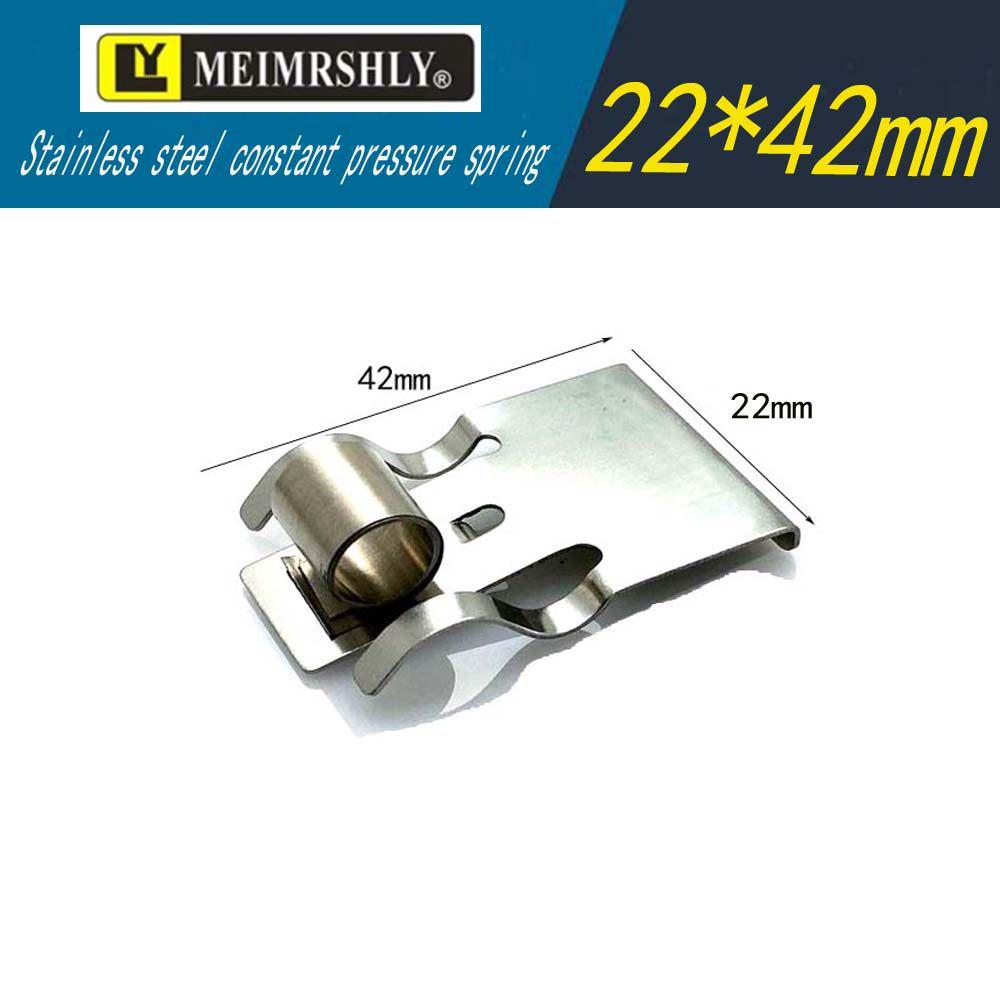 JR Motor Carbon Brush Holder Grip Bracket with Constant Force Spring, Aluminum Copper, 25*32*60 mm.