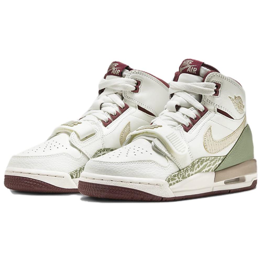 Air Jordan Legacy 312 GS Year of the Dragon Kids Sneakers Cream Sail Metallic-Gold-Grain FZ5047-120
