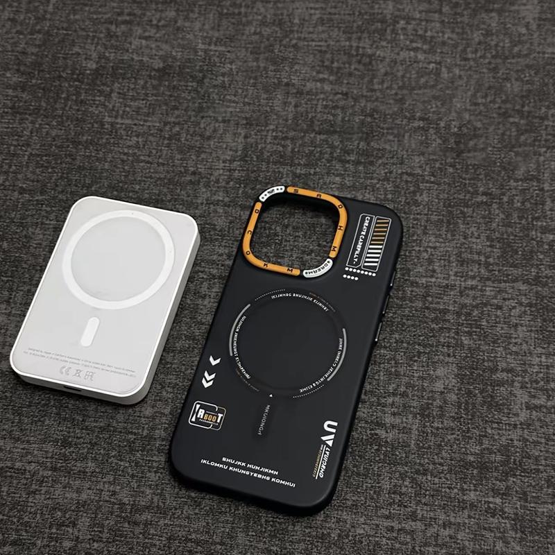 Матовый Магнитный Чехол для Телефона для iPhone 16 Pro 15 13 14 Pro Max Magsafe Беспроводная Зарядка Матовая Задняя Панель Металлическая Рамка для Камеры Кнопки Чехол