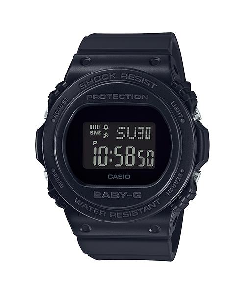 Casio Женские часы Baby-G, смола, водонепроницаемость 200 м, цифровые, ударопрочные, кварцевые, BGD-570-1