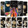 Funny Sun Moon Face Cover Phone Case For Xiaomi Poco F7 Ultra X7 X6 X5 Pro M7 Redmi 15C 15 13C 13 12C 12 10C 10 9A 9C 9T 9 Shell