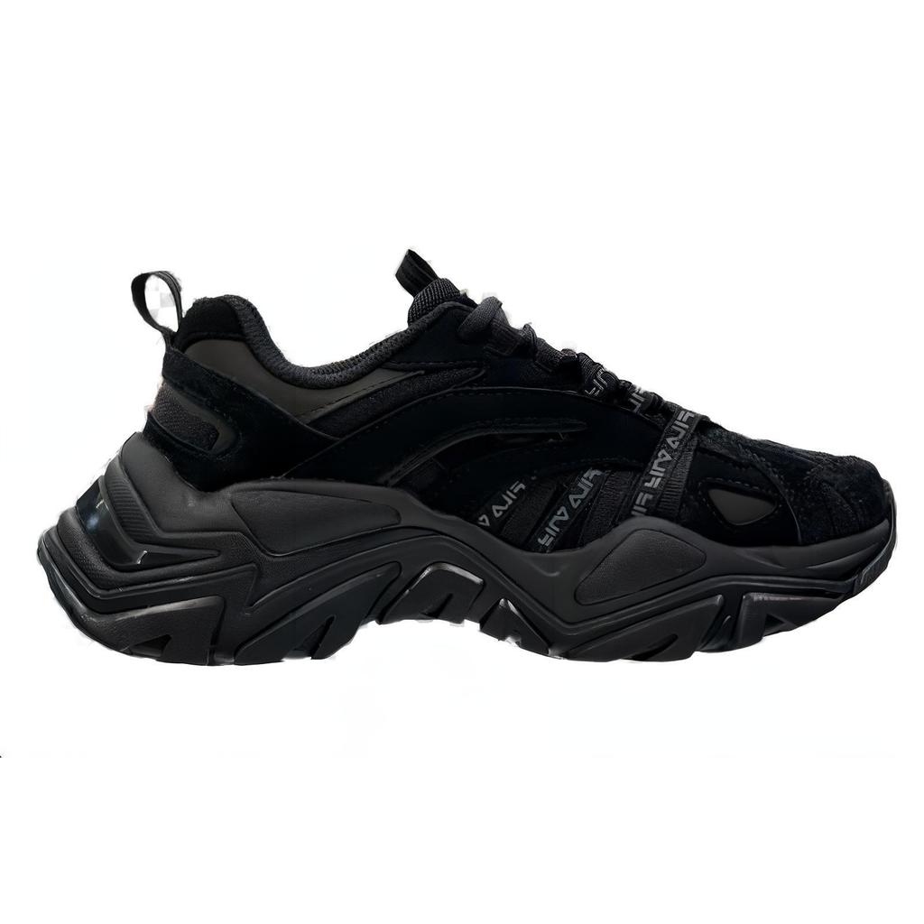 Fila Кожаные Низкие Повседневные Беговые Кроссовки Унисекс Черные 1RM02723F_001