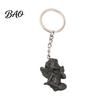 Solid Workmanship Keychain Angel Keychain, 3D Relief Little Key Ring, Zinc Alloy Cherub Fade-resistant Ring Holder for Men Women, Retro Bag