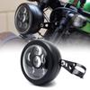 VOSICKY 5.75" 5-3/4" Harley Davidson Motorcycle LED Headlight Projector Hi/lo (Black) and 1 Universal