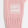 BIMBA Y LOLA [23FW] BIMBA Y LOLA Розовые вязаные перчатки B236AIG007PKB