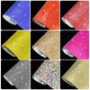 12x20/24x20cm Self-adhesive Rhinestone Crystal Glitter Stickers Sheet DIY Diamond Decoration Sticker Phone Car Trim Decor Decal