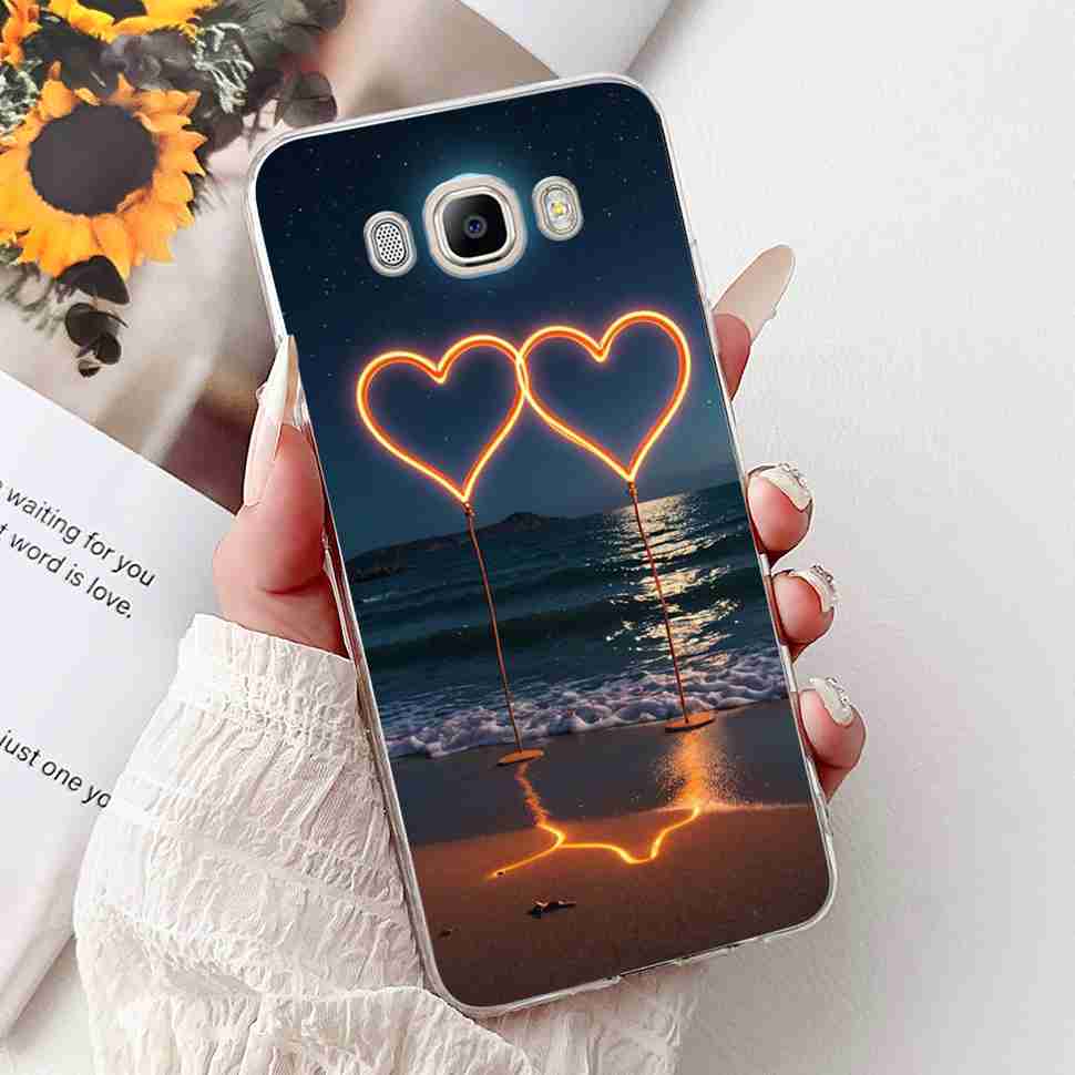 Для Samsung Galaxy J7 2016 SM-J710FN Мультяшные Животные Мягкий Силиконовый TPU Чехол Для Samsung J7 Core SM-J701F Модные Цветы Чехол