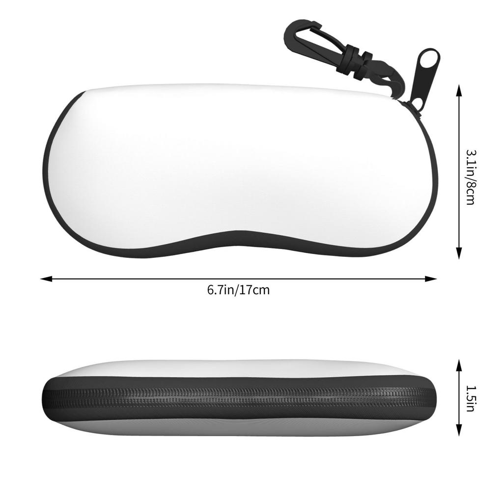 Charlie Kirk Glasses Case Cover Zipper Sunglasses Pouch Men Women Daily Glasses Box Vintage Eyewear Organizer