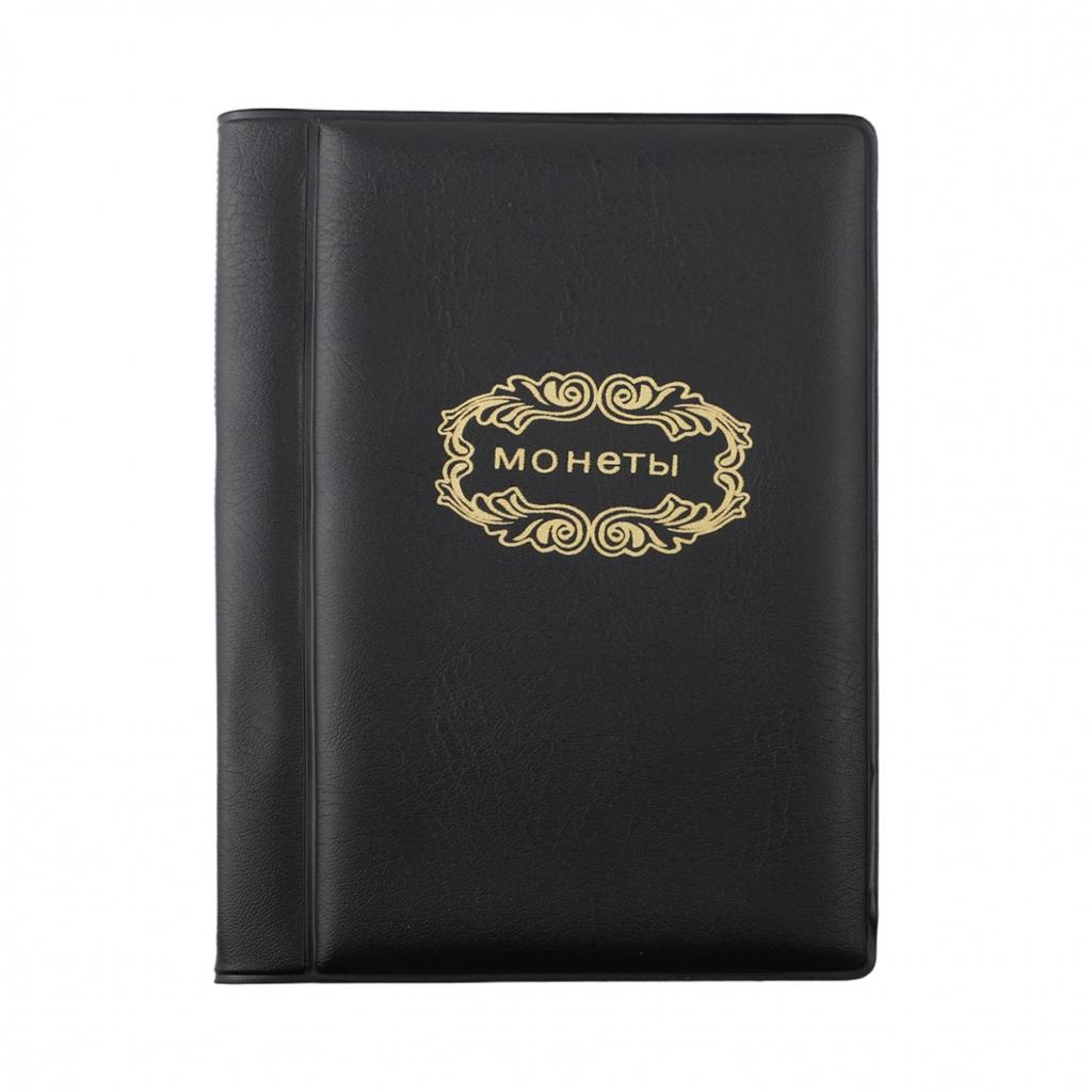 Альбом для хранения медалей и жетонов из ПВХ с 10 листами и вместимостью 120 карманов