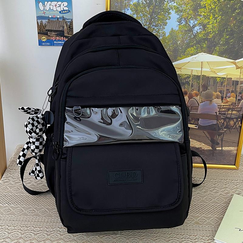 Школьный рюкзак детский для девочек начальной школы, для учеников средней школы, для старшеклассников, для студентов колледжа, многослойный