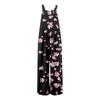 Womens Overalls Casual Print Wide Leg Jumpsuits Bib Rompers Sleeveless Straps With Pockets Outfits