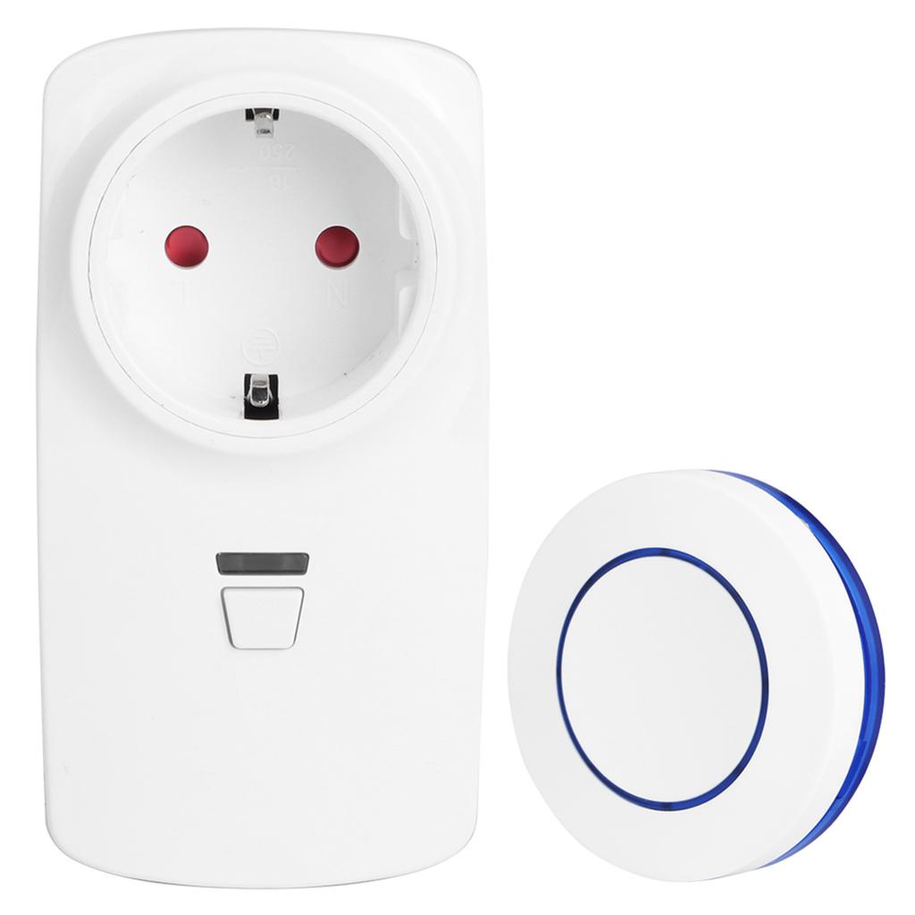 Household Appliances Controller 2-Way Wireless Power Outlet Remote Control SocketBlue Remote